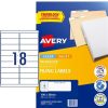 Telephones & Accessories | Avery Avery Filing Laser & Inkjet Labels White L7172 100X30Mm 18Up 450 Labels 25 Sheets