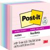 Notes & Flags | Post-It Post-It 675-6Ssnrp Super Sticky Notes 98Mmx98Mm Wanderlust Pastels Pack Of 6