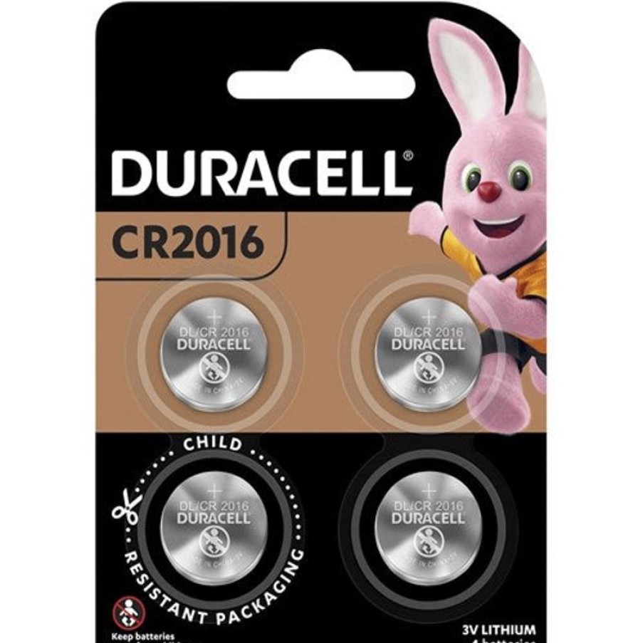 Batteries | Duracell Duracell Speciality Lithium Button Battery 2016 Pack Of 4