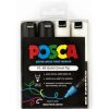 Markers & Highlighters | Uni Posca Uni Posca Paint Marker Pc-8K Broad 8Mm Chisel Tip Black And White Pack Of 4