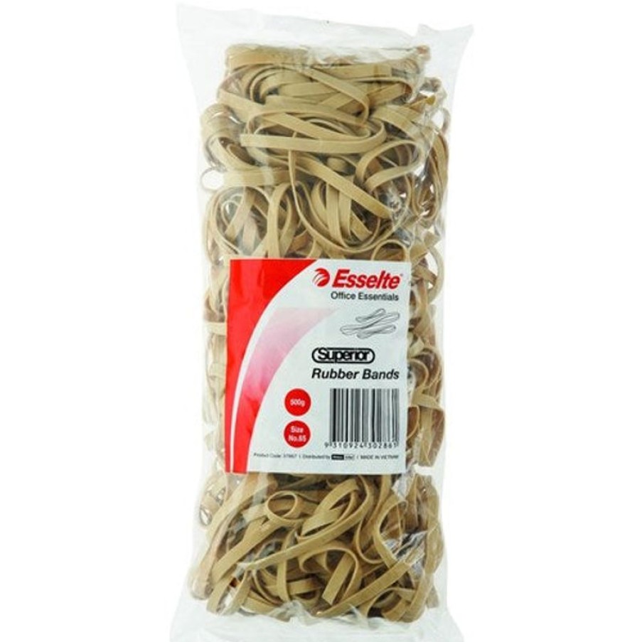 Clips & Fasteners | Esselte Esselte Superior Rubber Bands Size 65 Bag 500Gm