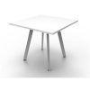 Office Furniture | RapidLine Rapidline Eternity Meeting Table 900W X 900D X 730Mmh White Top White Base