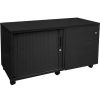 Office Furniture | RapidLine Rapidline Mobile Caddy Left Hand Tambour Door 1050W X 500D X 615Mmh Black