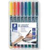 Markers & Highlighters | Staedtler Staedtler 317 Lumocolor Marker Perm Med 1Mm Wallet Of 8