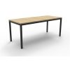 Office Furniture | RapidLine Rapidline Steel Frame Table 1800W X 750D X 730Mmh Oak Top Black Frame