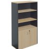 Storage | RapidLine Rapidline Rapid Worker Lockable Wall Unit 900W X 450D X 1800Mmh Oak And Ironstone