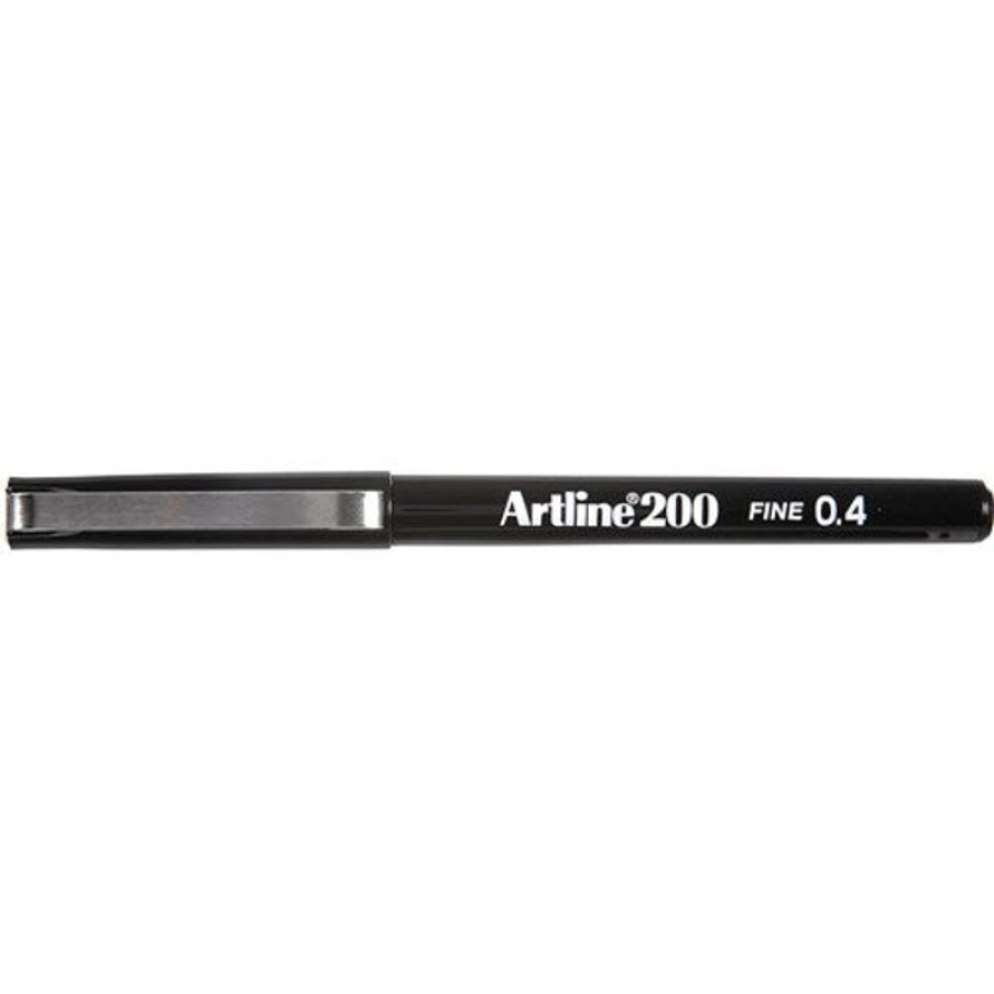 Telephones & Accessories | Artline Artline 200 Fineliner Pen Fine 0.4Mm Black