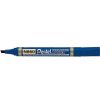 Markers & Highlighters | Pentel Pentel N860 Permanent Marker Chisel 1.5-4.5Mm Blue Pack12