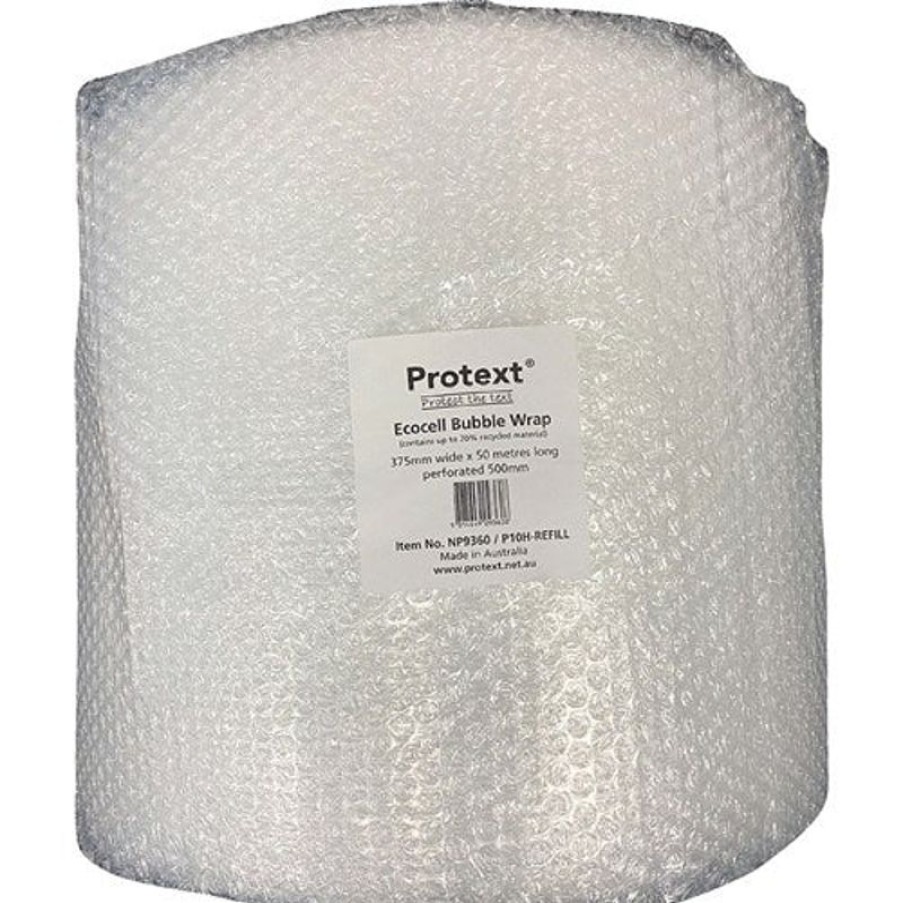 Labelling Machines & Accessories | Protext Protext Bubble Wrap Office Roll 500Mm Perforated 375Mm X 50M Clear