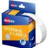 Telephones & Accessories | Avery Avery Removable Dispenser Labels 14Mm Round White Pack Of 1200