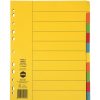 Dividers | Marbig Marbig Manilla Indices & Dividers A4 Extra Wide 10 Tab Bright Colours