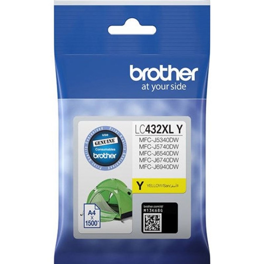 Inkjets | Brother Brother Lc-432Xly Ink Cartridge High Yield Yellow