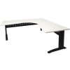 Office Furniture | RapidLine Rapidline Rapid Span Corner Workstation 1500/1500W X 700D X 730Mmh White/Black