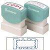 Stamps | Xstamper Xstamper Stamp Cx-Bn 1201 Paid/Date Blue