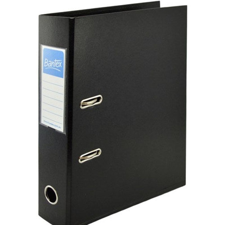 Telephones & Accessories | Bantex Bantex Lever Arch Binder A4 70Mm Pvc Black