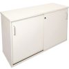 Office Furniture | RapidLine Rapidline Rapid Span Credenza 1800W X 450D X 730Mmh Lockable Sliding Doors White