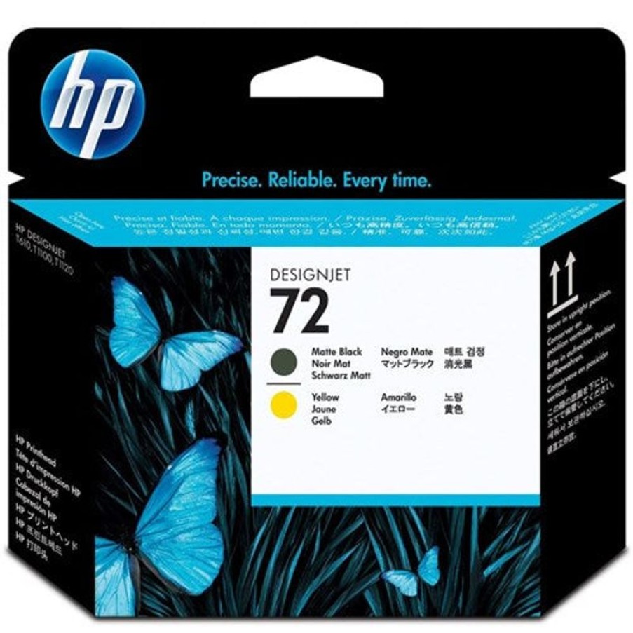 Inkjets | HP Hp C9384A - 72 Print Head Matte Black And Yellow