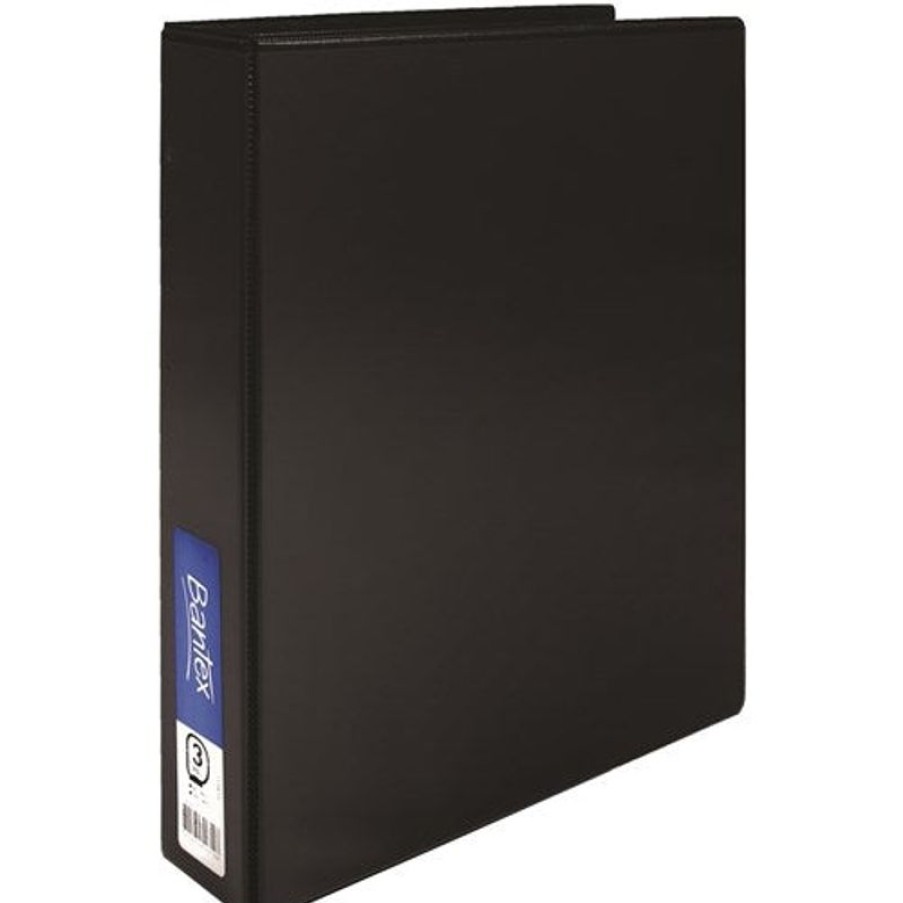 Telephones & Accessories | Bantex Bantex Insert Binder Standard A4 3D Ring 38Mm Black