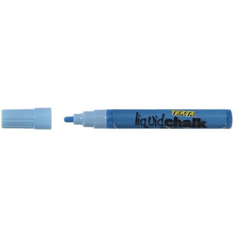 Markers & Highlighters | Texta Texta Liquid Chalk Marker Dry Wipe Bullet 4.5Mm Blue