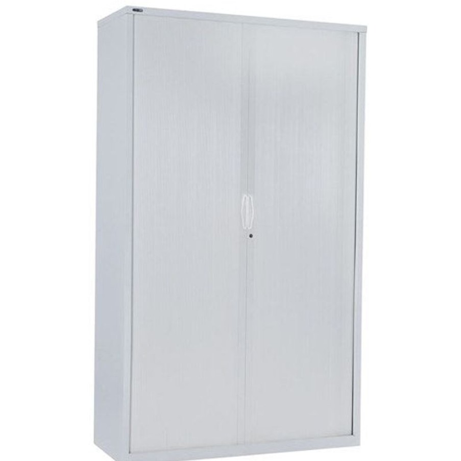 Storage | GO Rapidline Go Tambour Door Cupboard Includes 5 Shelves 900W X 473D X 1981Mmh White