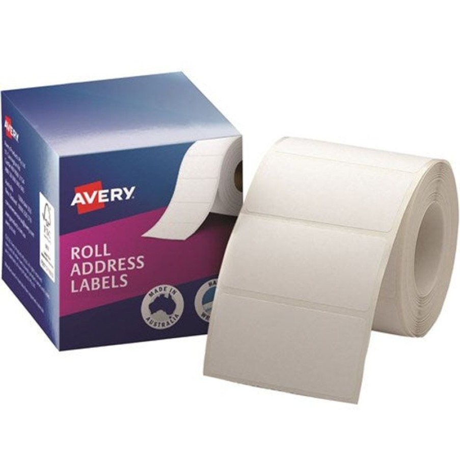 Telephones & Accessories | Avery Avery Permanent Address Labels 70X36Mm Write On White Box Of 500