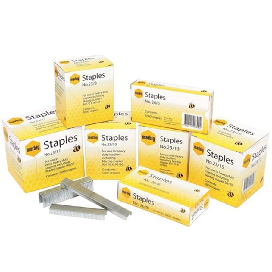 Staplers | Marbig Marbig Staples Heavy Duty No. 23/13 Box Of 5000