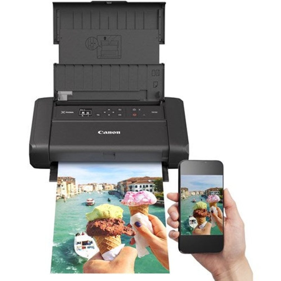 Telephones & Accessories | Canon Canon Tr150 Mobile Inkjet Printer Black