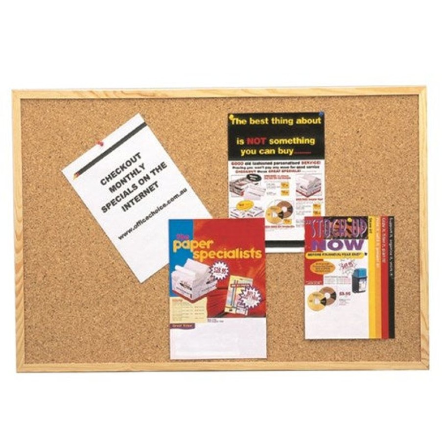 Whiteboards & Memo Boards | Quartet Quartet Corkboard 900X600Mm Pine Frame