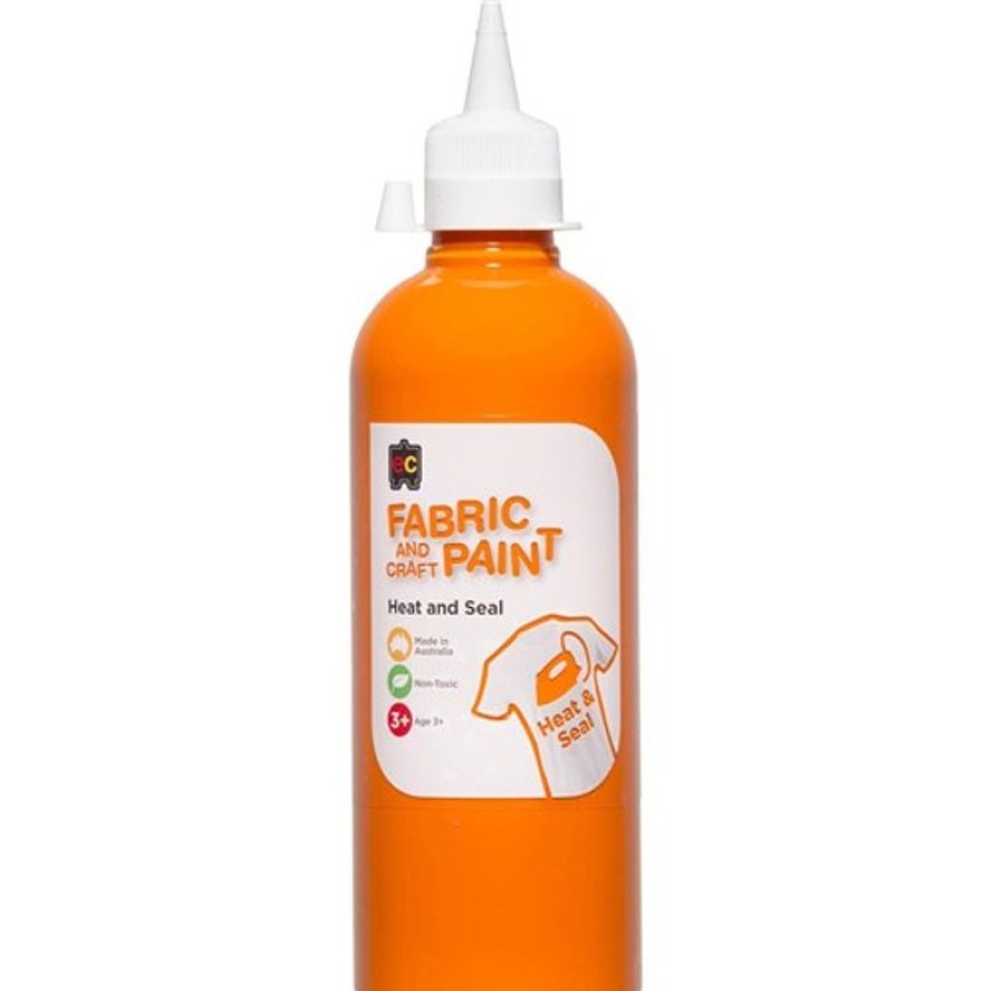 School Supplies/Art & Craft | EC Ec Fabric And Craft Paint 500Ml Orange