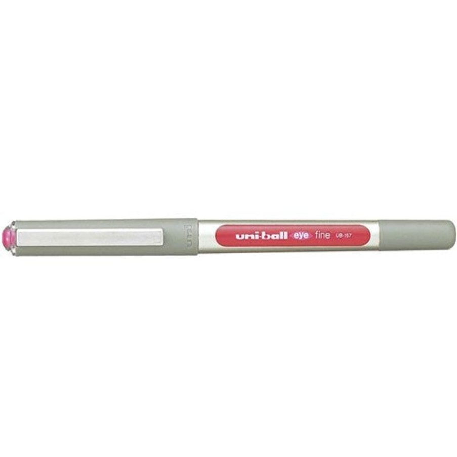 Pens | Uni-Ball Uni-Ball Ub157 Eye Rollerball Pen Fine 0.7Mm Pink Pack Of 12