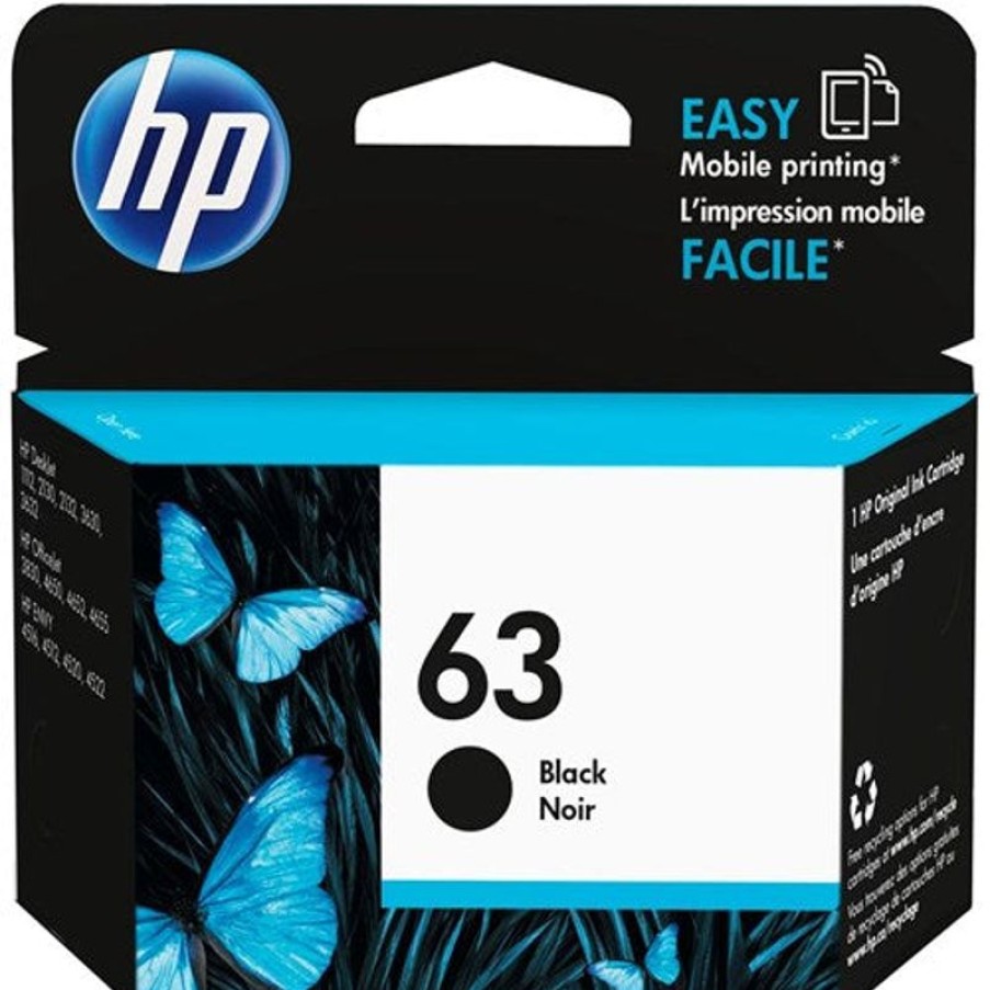 Inkjets | HP Hp 63 Ink Cartridge Black F6U62Aa