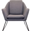 Chairs & Accessories | RapidLine Rapidline Cardinal Lounge Chair 1 Seater 755W X 800D X 870Mmh Charcoal Ash