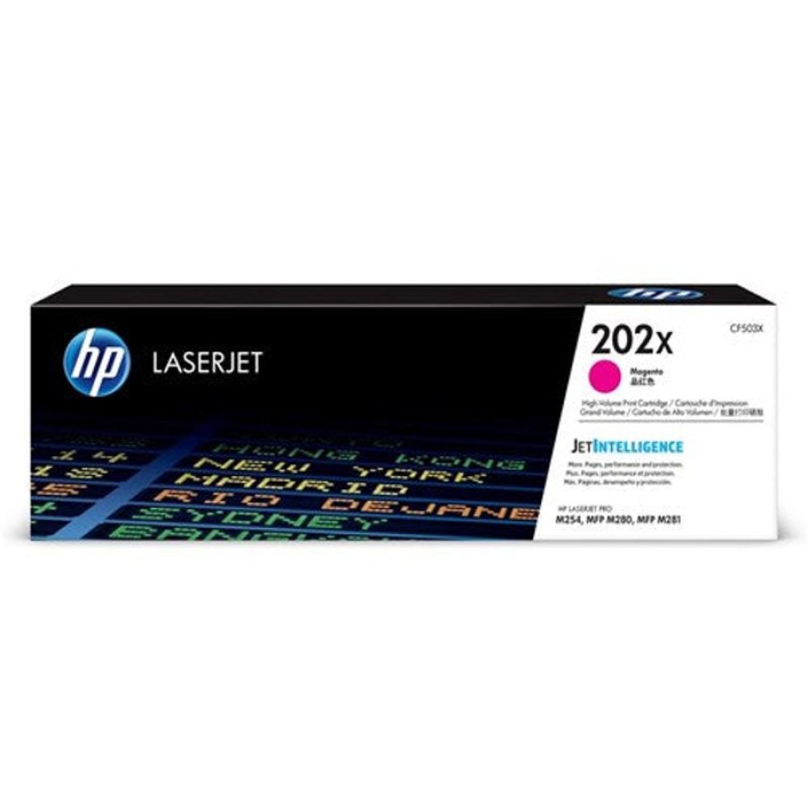 Toner | HP Hp 202X Laserjet Toner Cartridge High Yield Magenta Cf503X