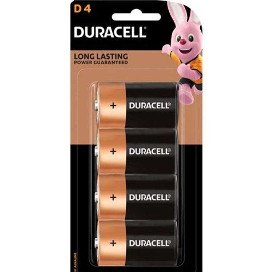 Telephones & Accessories | Duracell Duracell Coppertop Alkaline Battery Size D Pack Of 4