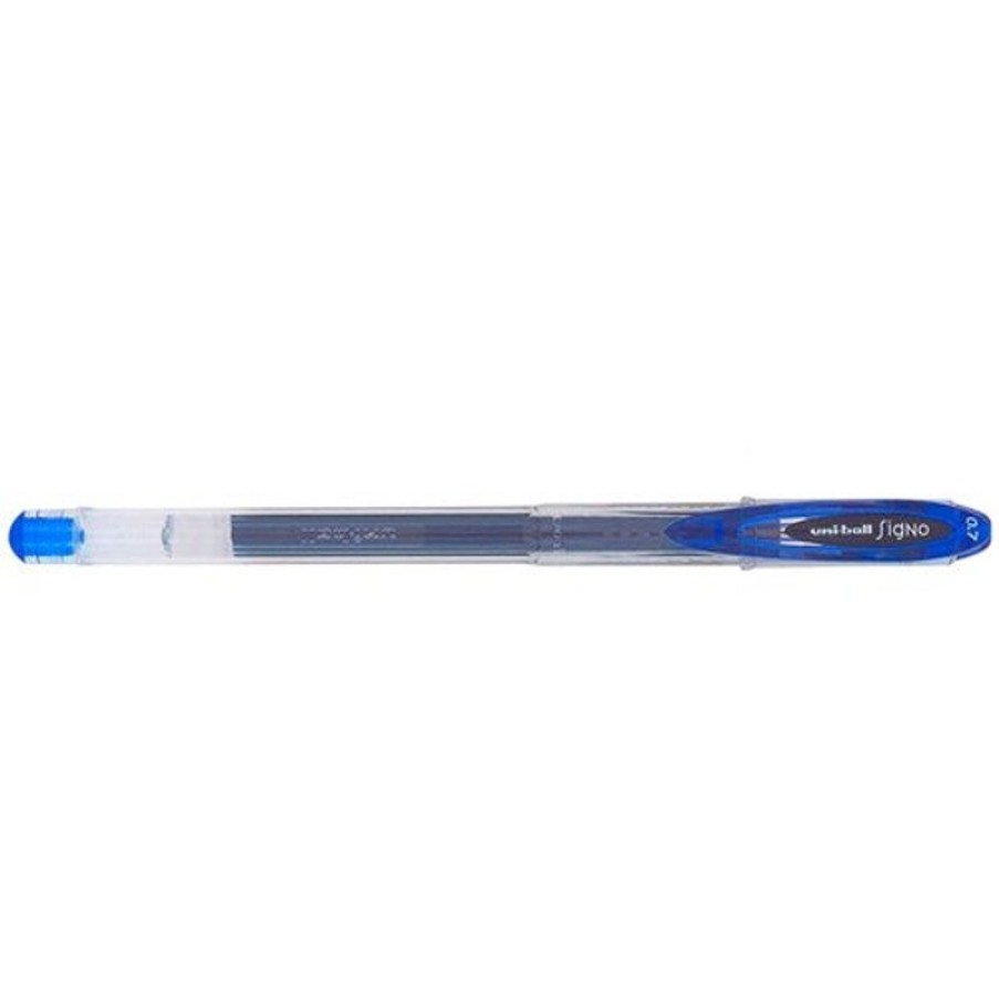 Pens | Uni-Ball Uni-Ball Um120 Signo Gel Rollerball Pen Fine 0.7Mm Blue Box12