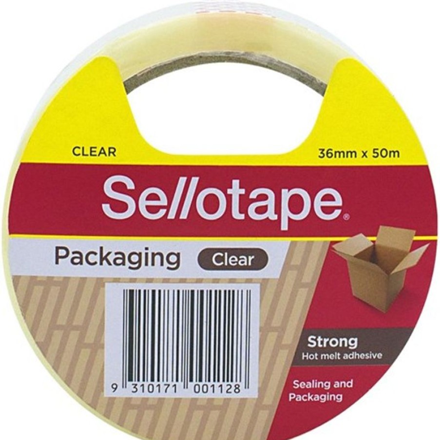 Tapes & Adhesives | Sellotape Sellotape Packaging Tape 36Mmx50M Hot-Melt Adhesive Clear