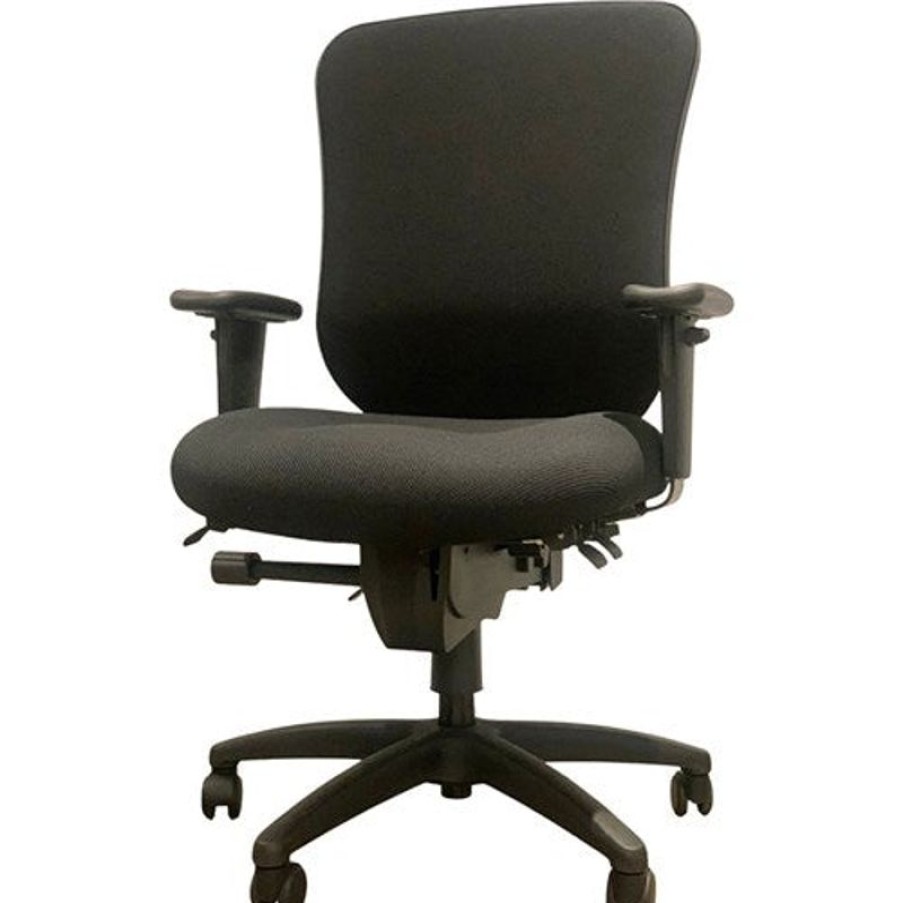 Chairs & Accessories | K2 Office K2 Ntr Burwood Multi-User 24/7 Ultra Heavy Duty Fabric Task Chair High Back Black