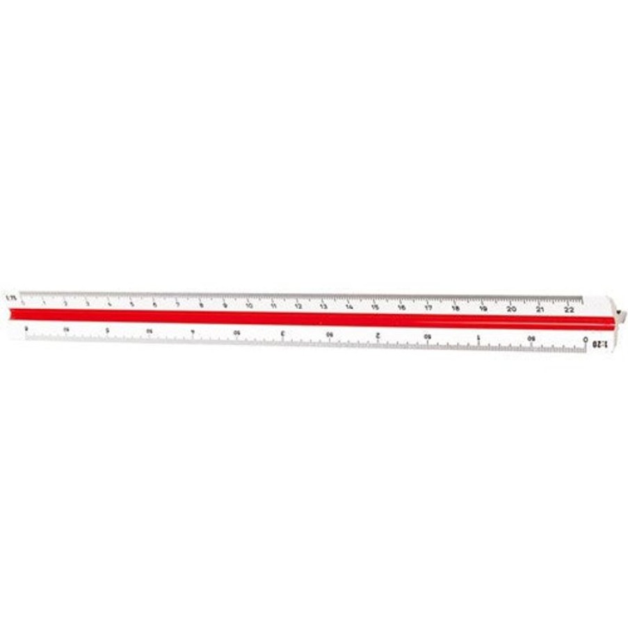 Rulers | Staedtler Staedtler Mars 561 Reduction Scale Ruler: 1:20 1:25 1:50 1:75 1:100 1:125