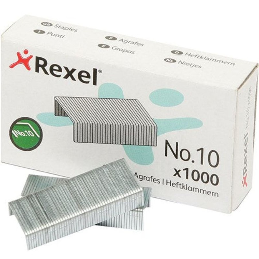 Staplers | Rexel Rexel No.10 Staples 10/4 Mini Box Of 1000