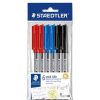 Pens | Staedtler Staedtler 430 Stick Ballpoint Pens Medium 1Mm Assorted Pack Of 6