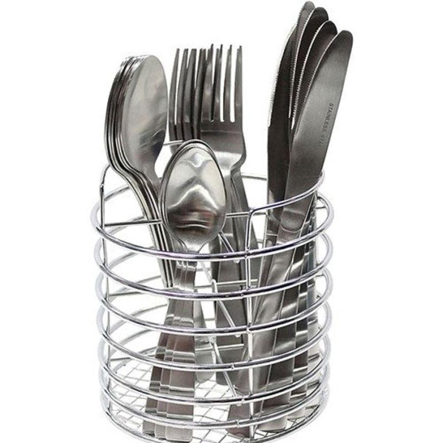 Telephones & Accessories | Connoisseur Connoisseur 24 Piece Stainless Steel Cutlery Set With Caddy