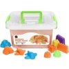 School Supplies/Art & Craft | EC Ec Sensory Magic Sand With Moulds 2Kg Tub Orange