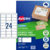 Telephones & Accessories | Avery Avery Eco Friendly Labels Laser Printer White 64X33.8 Mm 24Up 480 Labels