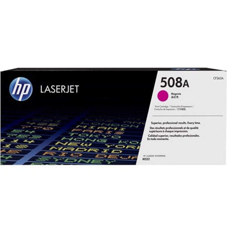 Toner | HP Hp 508A Laserjet Toner Cartridge Magenta Cf363A