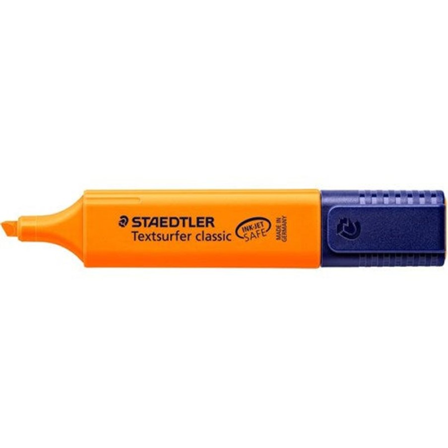 Markers & Highlighters | Staedtler Staedtler Classic Highlighter Chisel 1-5Mm Textsurfer Orange Box10