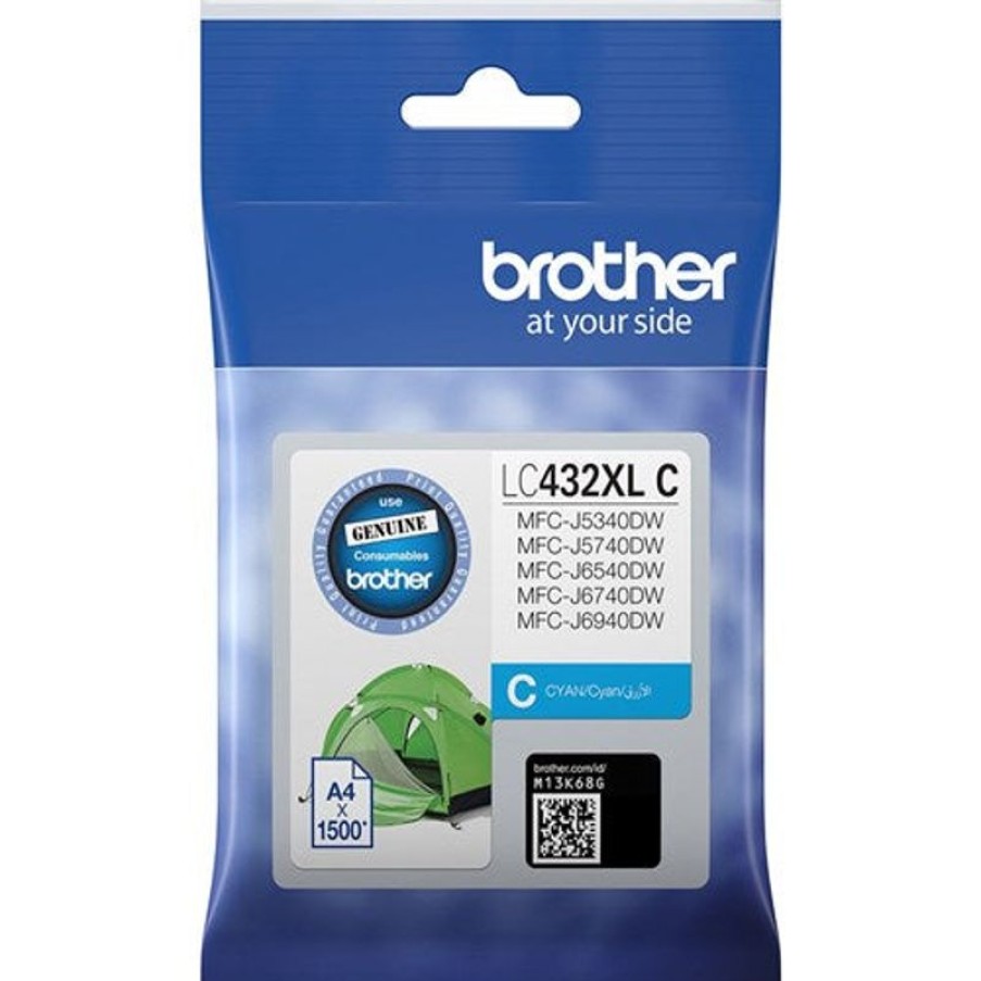 Inkjets | Brother Brother Lc-432Xlc Ink Cartridge High Yield Cyan