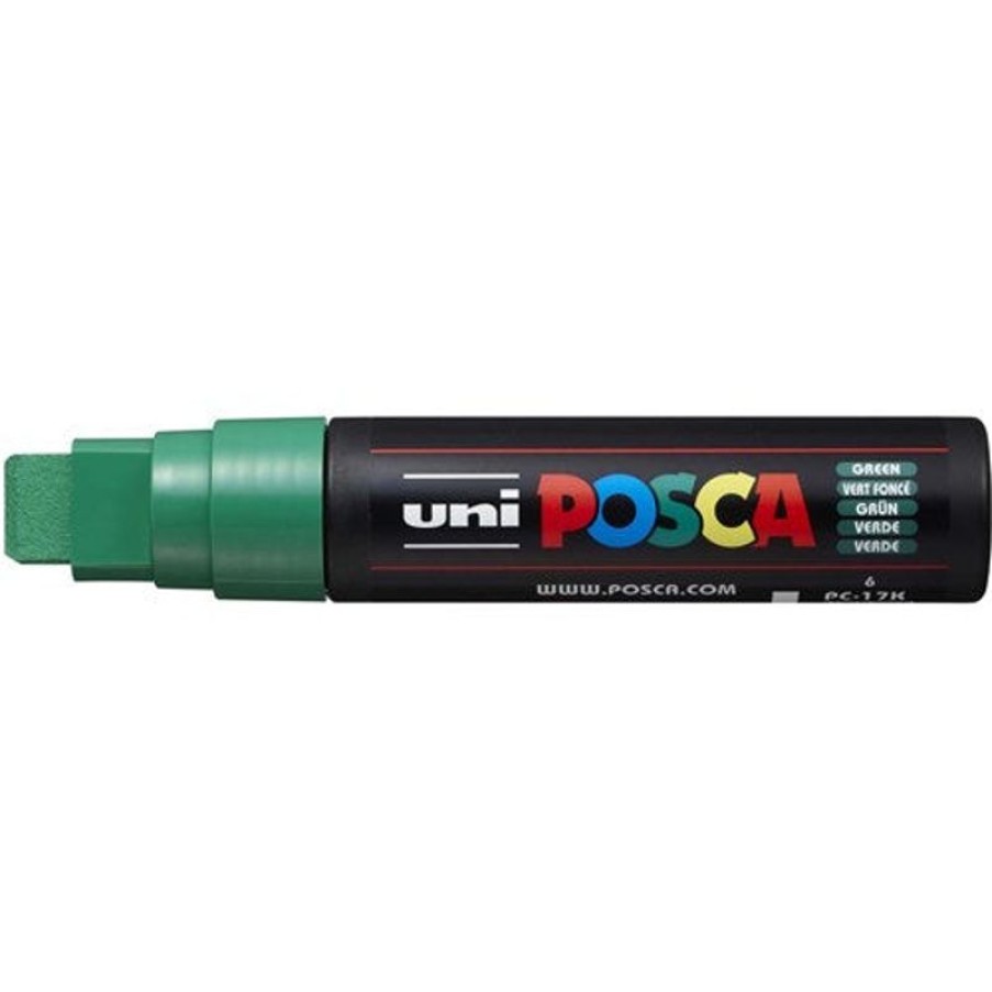 Markers & Highlighters | POSCA Uni Posca Paint Marker Pc-17K Extra Broad 15Mm Tip Green