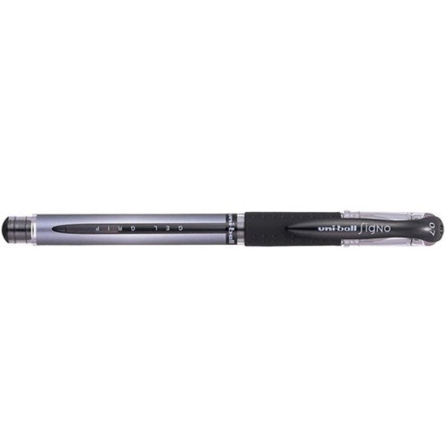 Pens | Uni-Ball Uni-Ball Um151 Signo Dx Gel Grip Rollerball Pen Fine 0.7Mm Black Box12