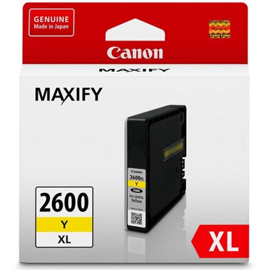 Inkjets | Canon Canon Maxify Ppgi2600Xly Ink Cartridge High Yield Yellow