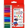 Markers & Highlighters | Faber-Castell Faber-Castell Connector Whiteboard Marker Assorted Pack 10